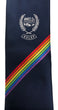 ASLEF Rainbow Stripe Tie